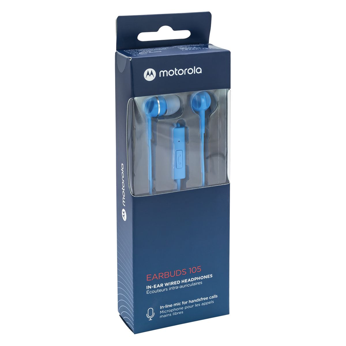 MOTOROLA - Audifono Motorola Inear Earbuds 105 Con Microfono 3,5mm Colo