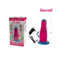 GENERICO - INFLADOR DE GLOBO ELECTRICO 220V ROSADO