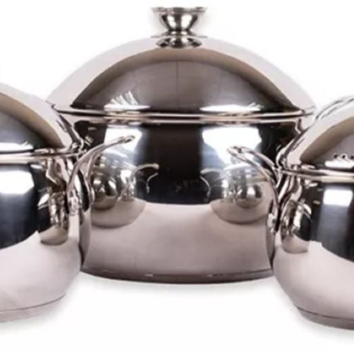 DORAL - Batería Acero Inoxidable 6 Piezas C/Tapa Reina Victoria Doral