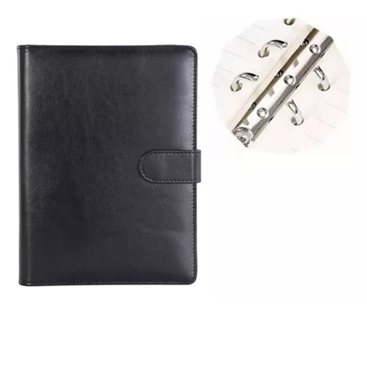 GENERICO - Cuaderno Elegante De Tapa Dura Con Forro De Piel Sintética