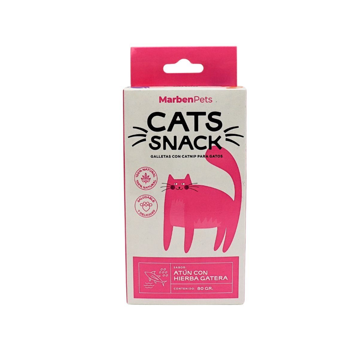 GENERICO - Galletas Atún con Hierba Gatera Cats Snack para Gatos 80g