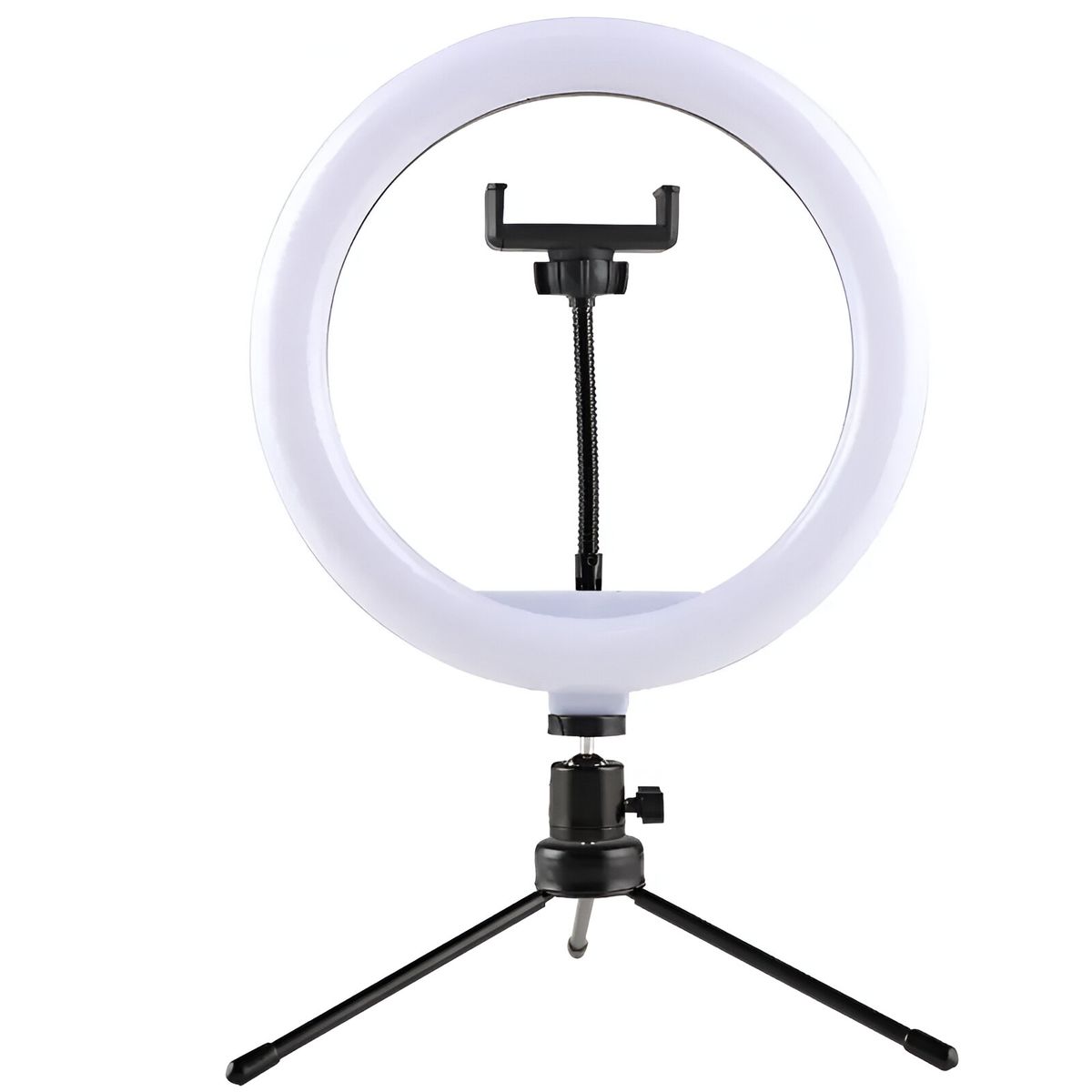 DBLUE - Aro de Luz Led Ajustable de 26cm con Tripode + Soporte