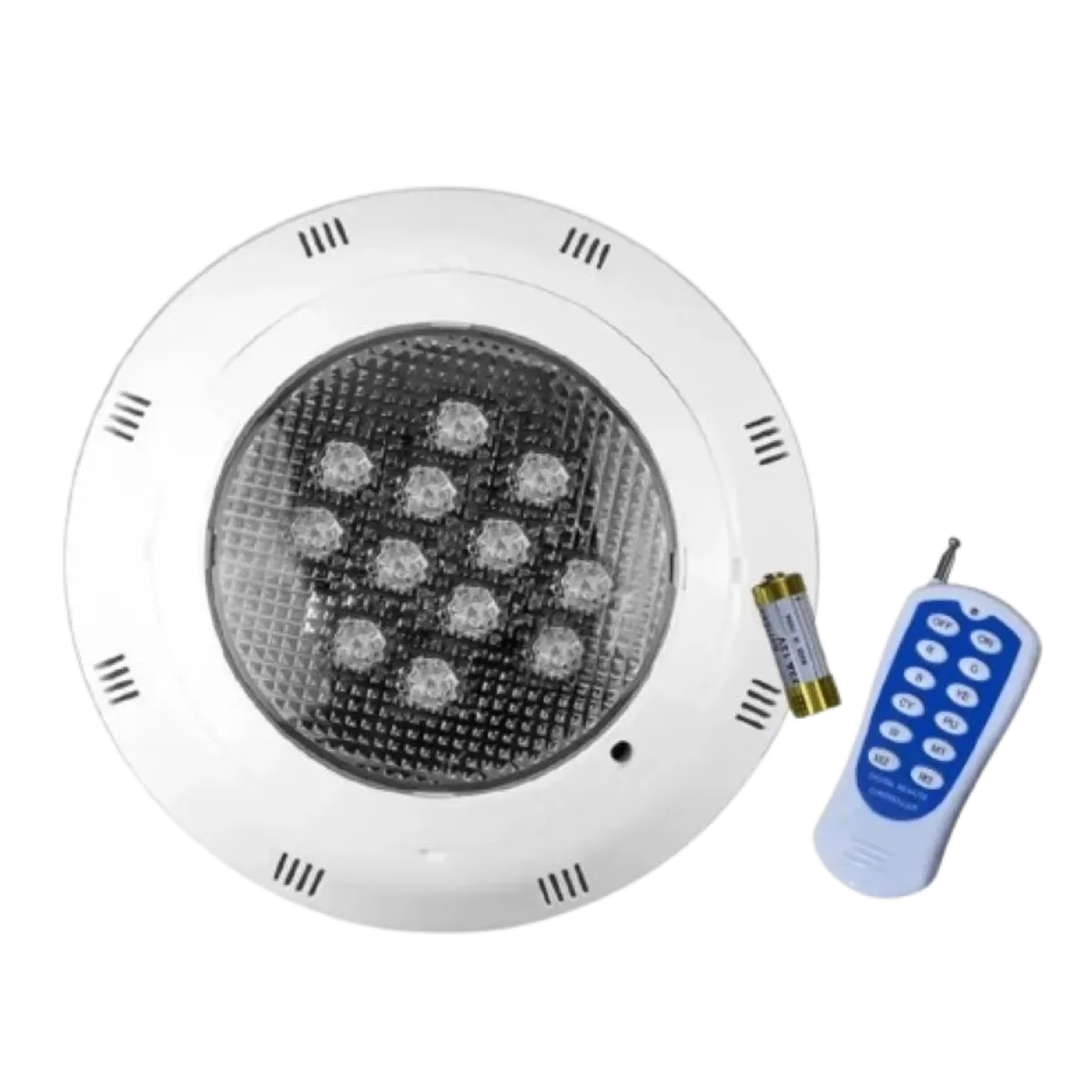 MUNDO MAGIA - Foco Led Piscina Multicolor 18w 12v Vulcano Control Remoto