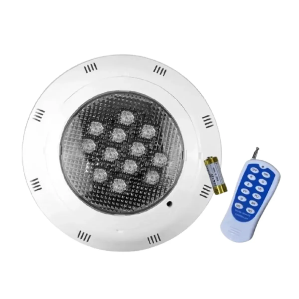 MUNDO MAGIA - Foco Led Piscina Multicolor 18w 12v Vulcano Control Remoto