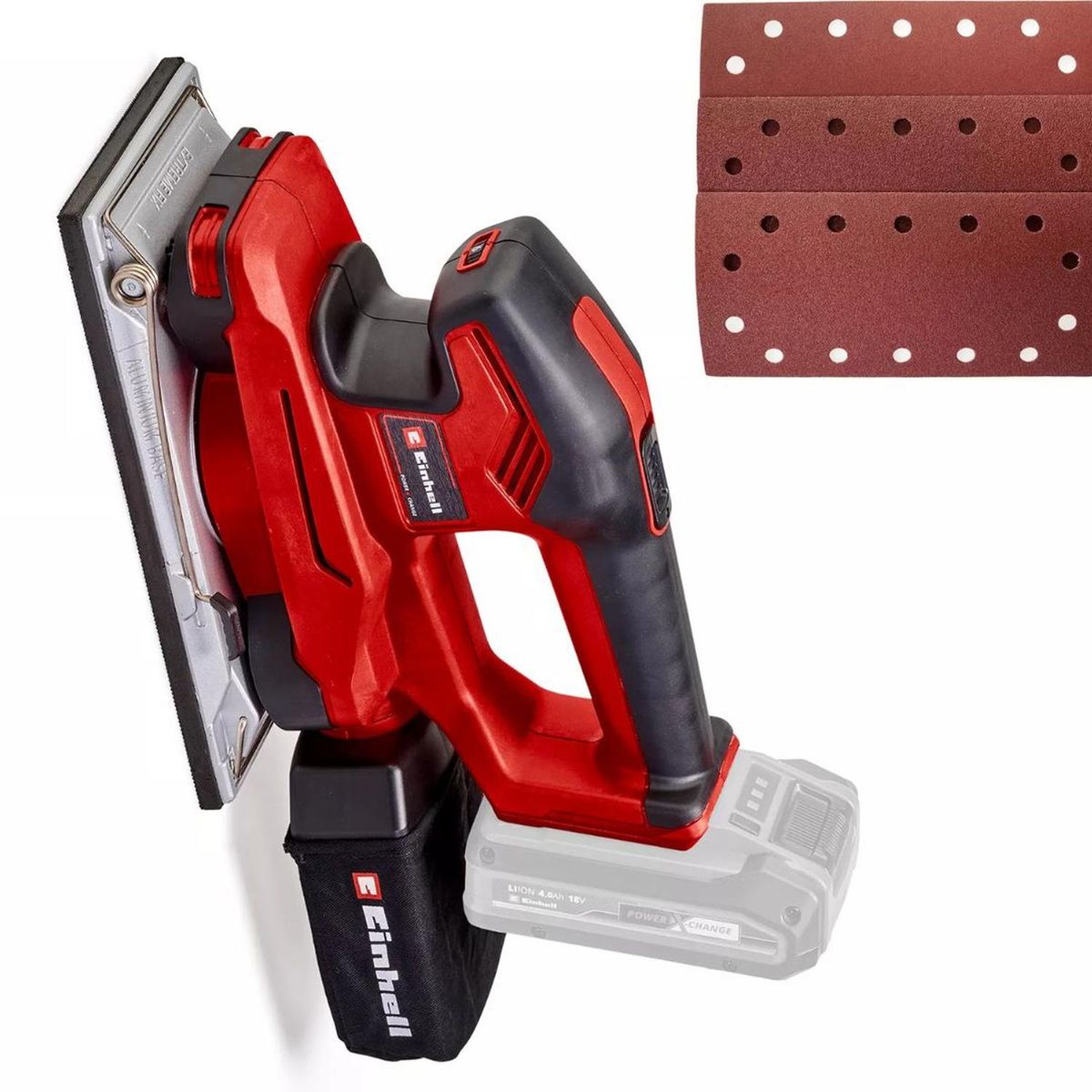 EINHELL - Lijadora Orbital Inal Einhell Te-os 18230 Li - Sin Batería