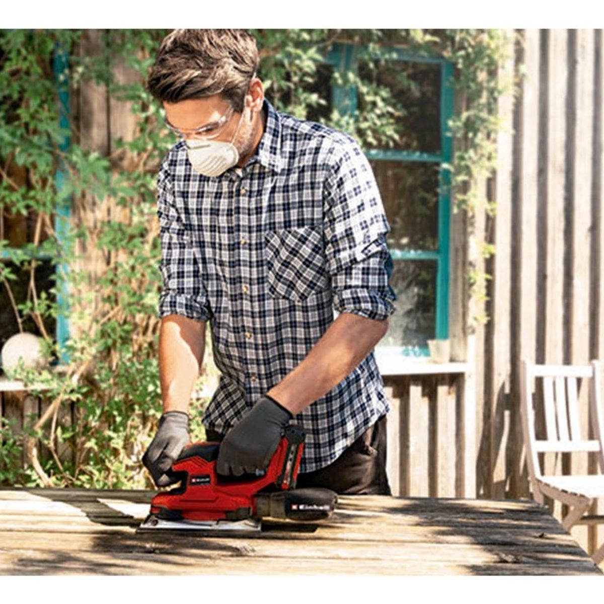 EINHELL - Lijadora Orbital Inal Einhell Te-os 18230 Li - Sin Batería