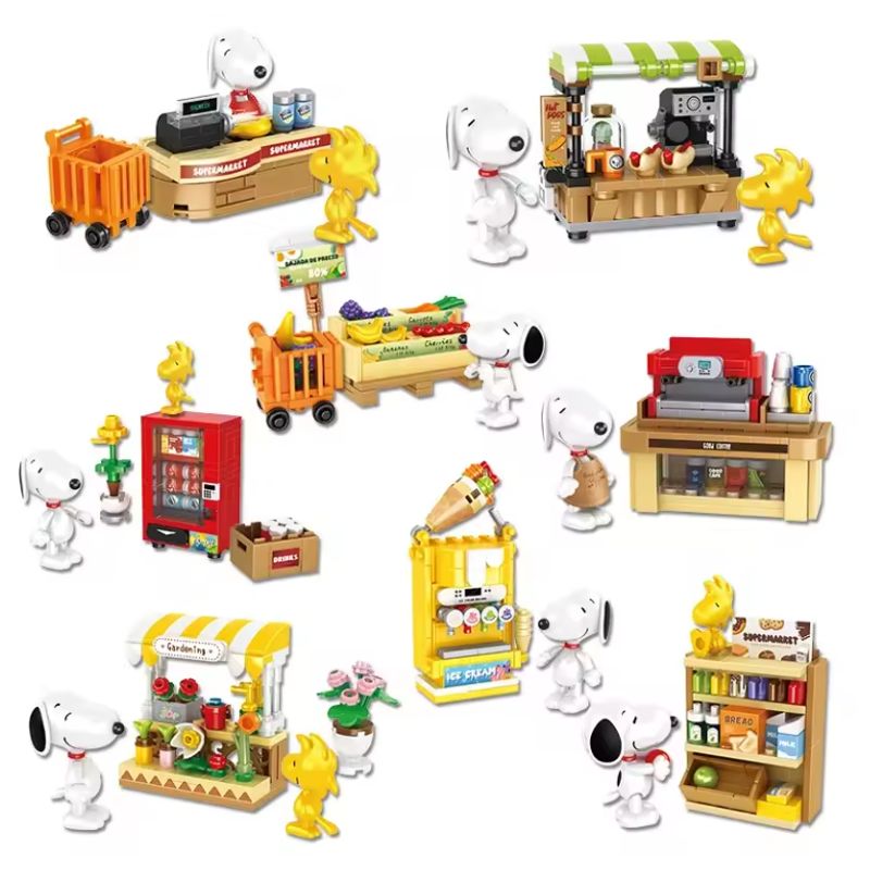 SNOOPY - Snoopy Bloque Construccion Armable 1 Caja