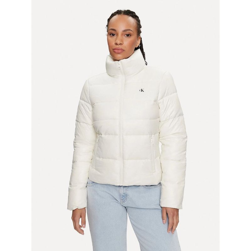 CALVIN KLEIN - Parka Padded Fitted Blanco Calvin Klein