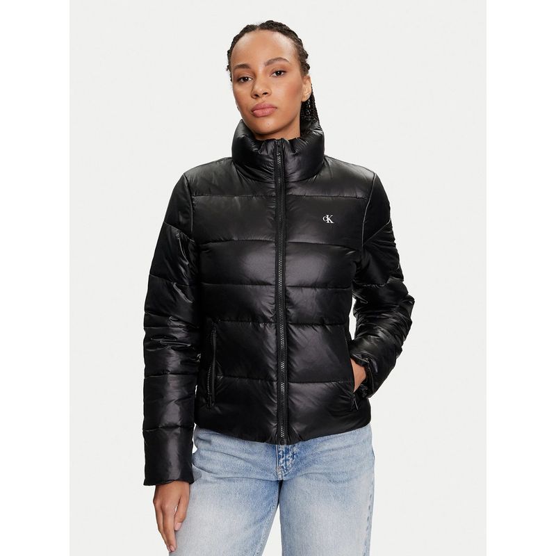 CALVIN KLEIN - Parka Padded Fitted Negro Calvin Klein