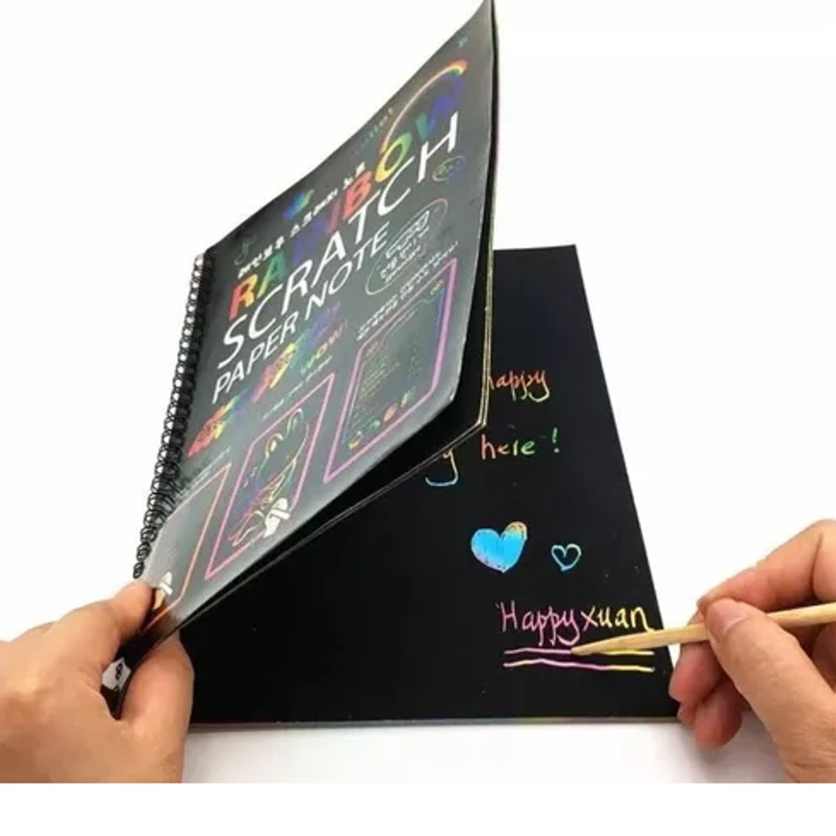 GENERICO - Libreta Raspable Scratch Art Note Arte Rascar Y Raspar