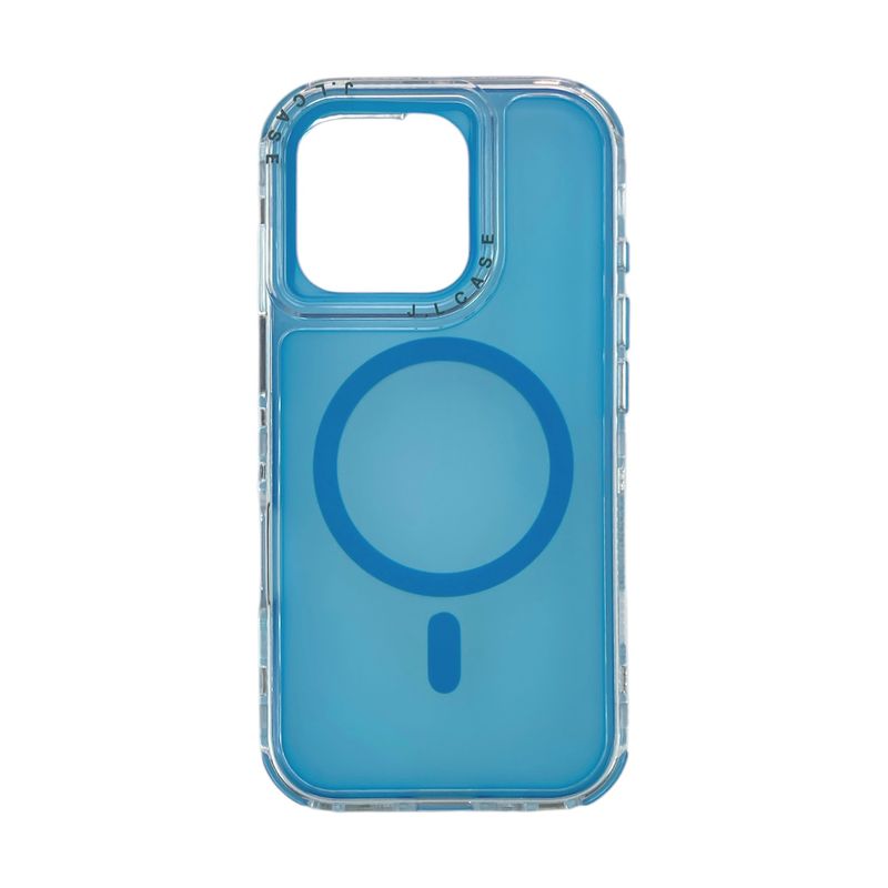 JOIGO - Carcasa Antigolpe 360 Para Iphone 16 Plus Magsafe Azul.