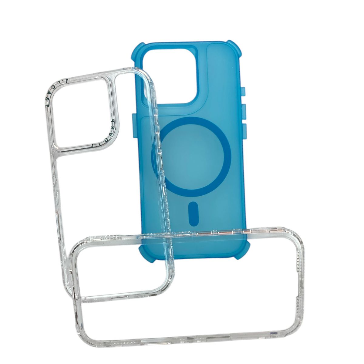 JOIGO - Carcasa Antigolpe 360 Para Iphone 16 Plus Magsafe Azul