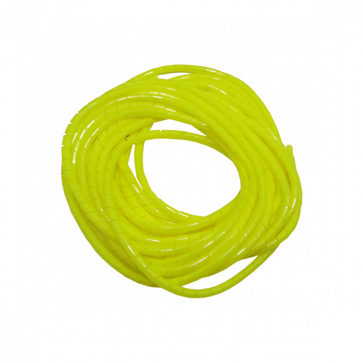 GENERICO - Espiral Ordena Cable PE Amarillo 12 Metros 12x15x0,85mm
