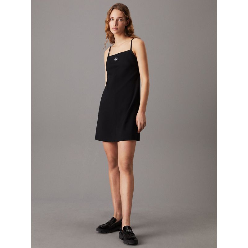 CALVIN KLEIN - Vestido Milano Negro Calvin Klein
