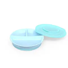 TWISTSHAKE - Plato Dividido +6 Meses - Azul - Talla Única