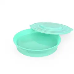 TWISTSHAKE - Plato para niños - Verde - Talla Única
