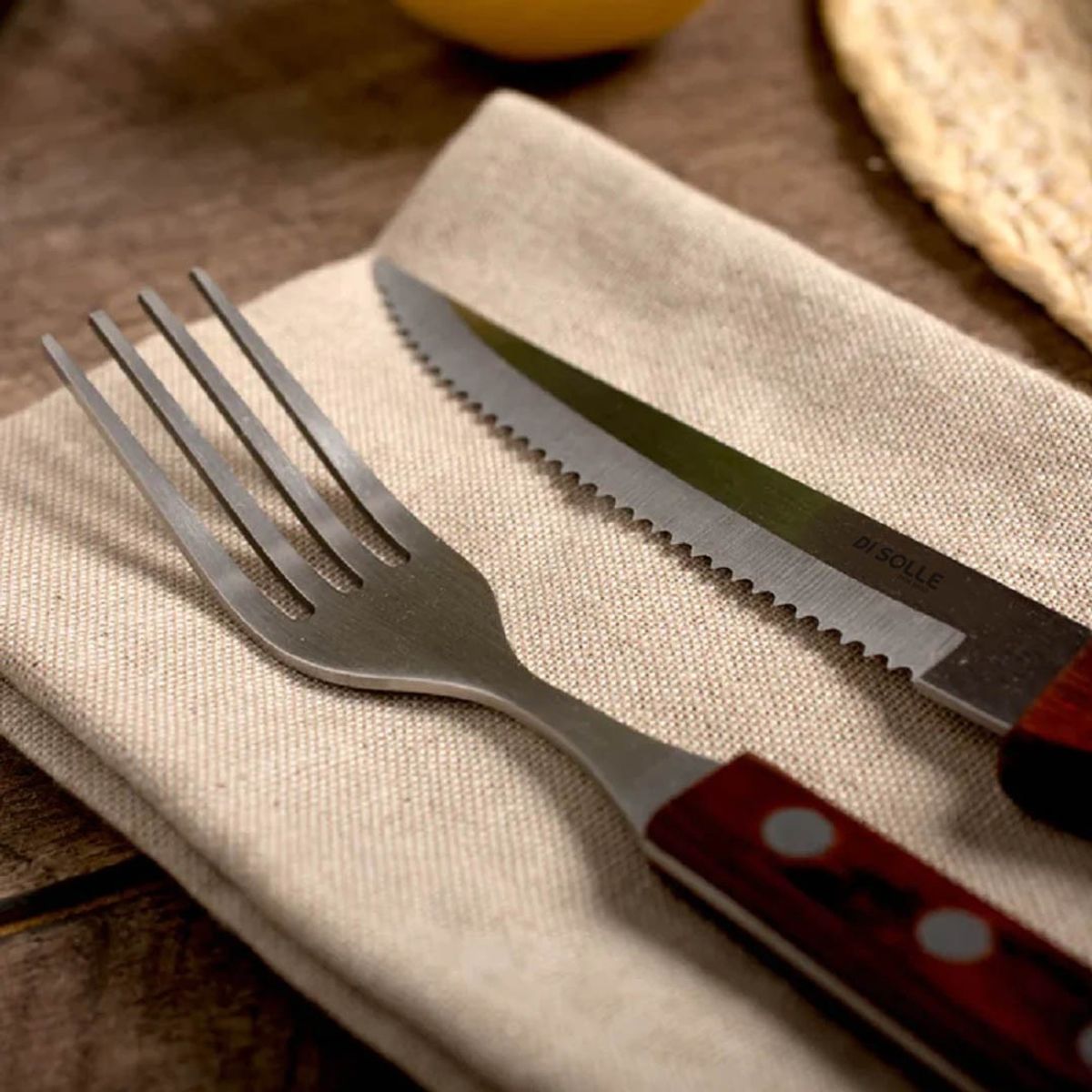 DI SOLLE - SET DE CUCHILLOS DENTADO SOLLEWOOD HOJA 11 CMS