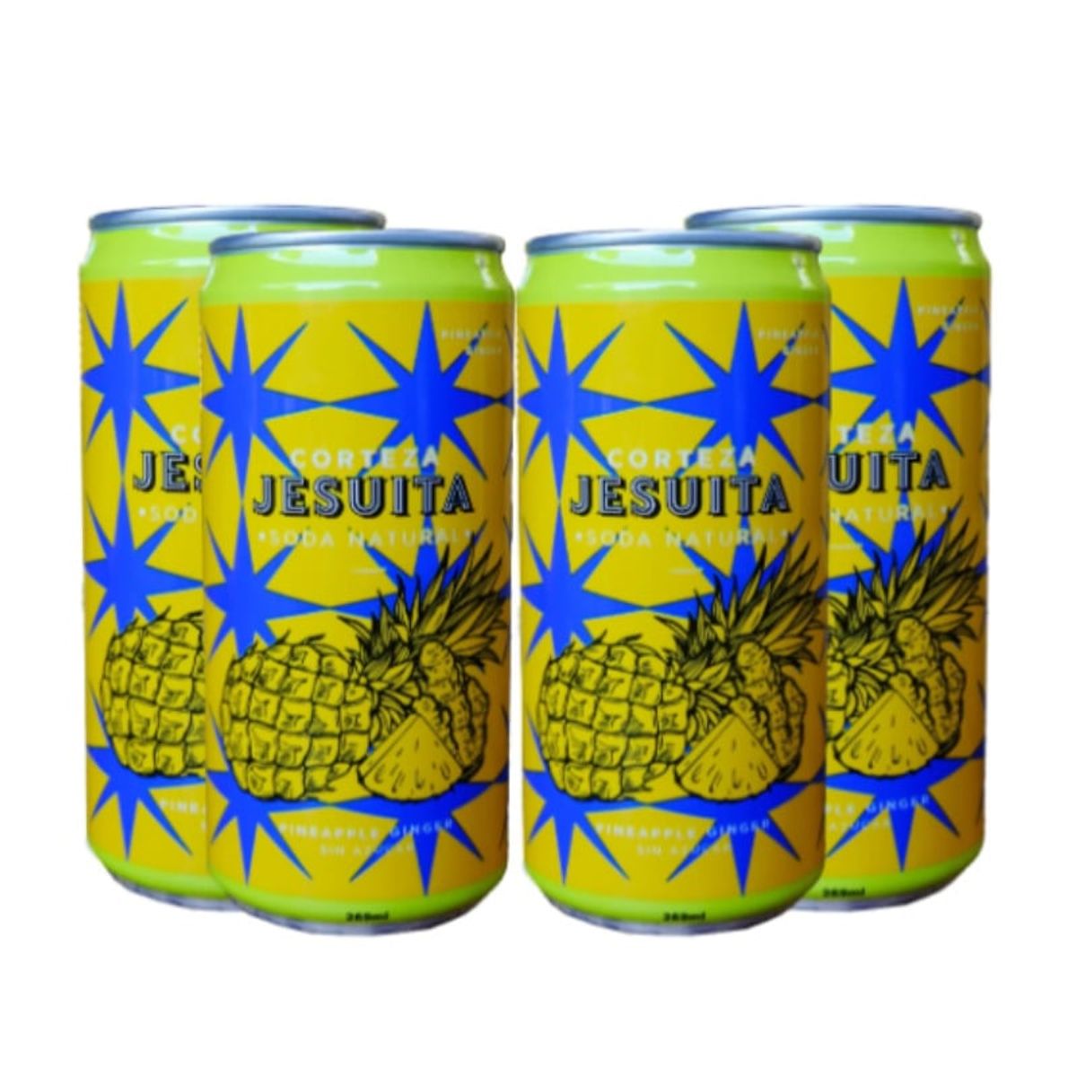 GENERICO - Soda Natural Piña Jengibre Corteza Jesuita x4