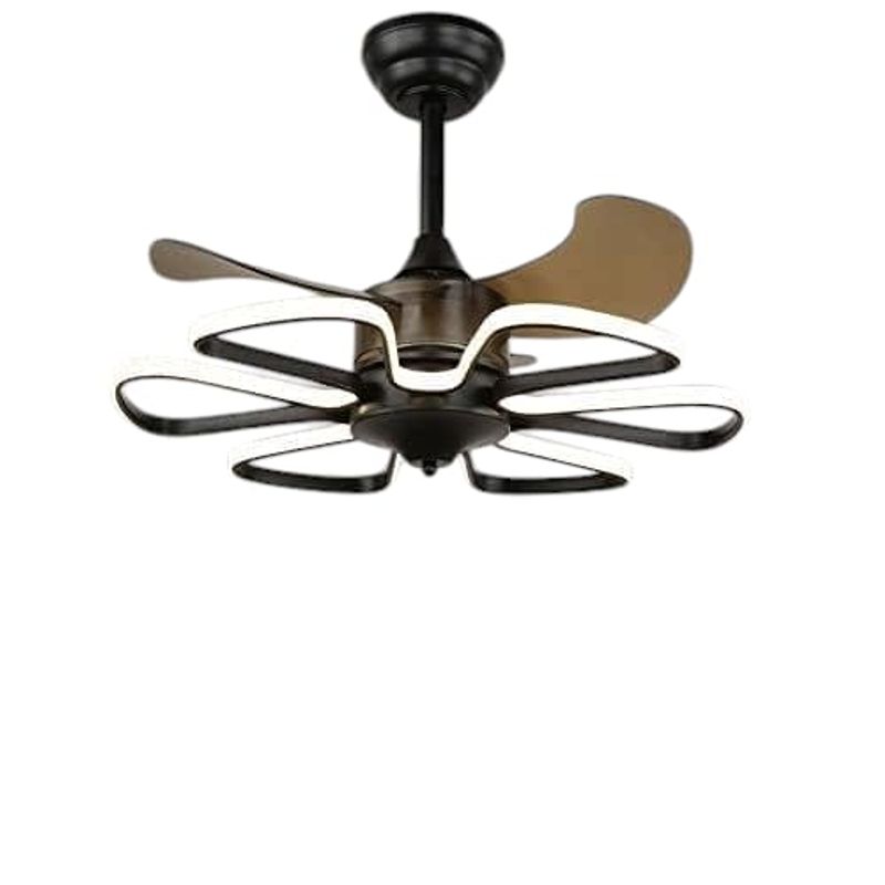 GENERICO - Lampara Led Techo Y Ventilador De 3 Aspas Y 6 Velocidades.