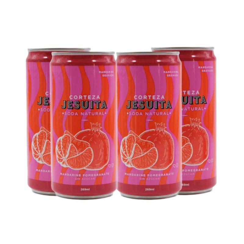 GENERICO - Soda Natural Mandarina Granada Corteza Jesuita x4