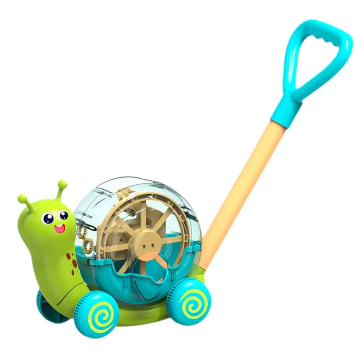 GENERICO - Carrito Caminador De Arrastre Y Lanza Burbujas Para Niños