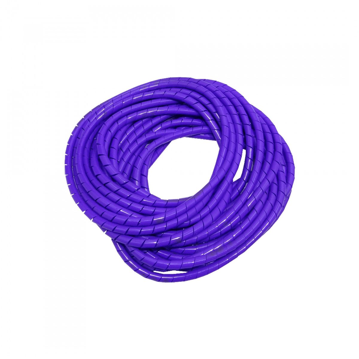 GENERICO - Espiral Ordena Cable PE Morado 12 Metros 12x15x0,85mm