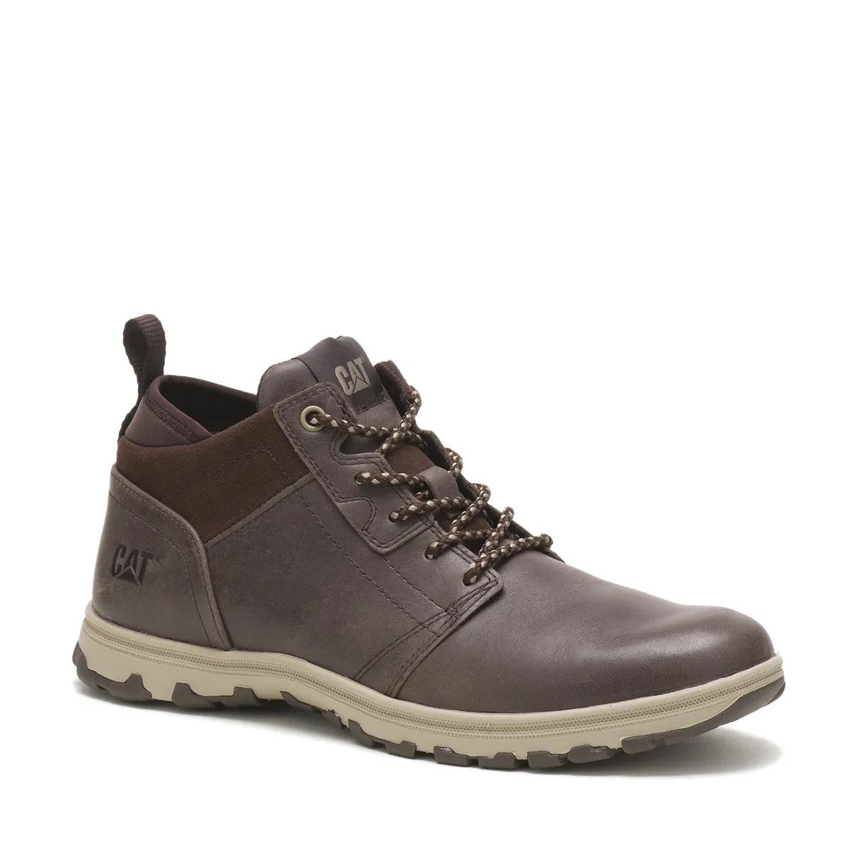 CAT - Zapatilla Cuero Wrest Café Hombre CAT