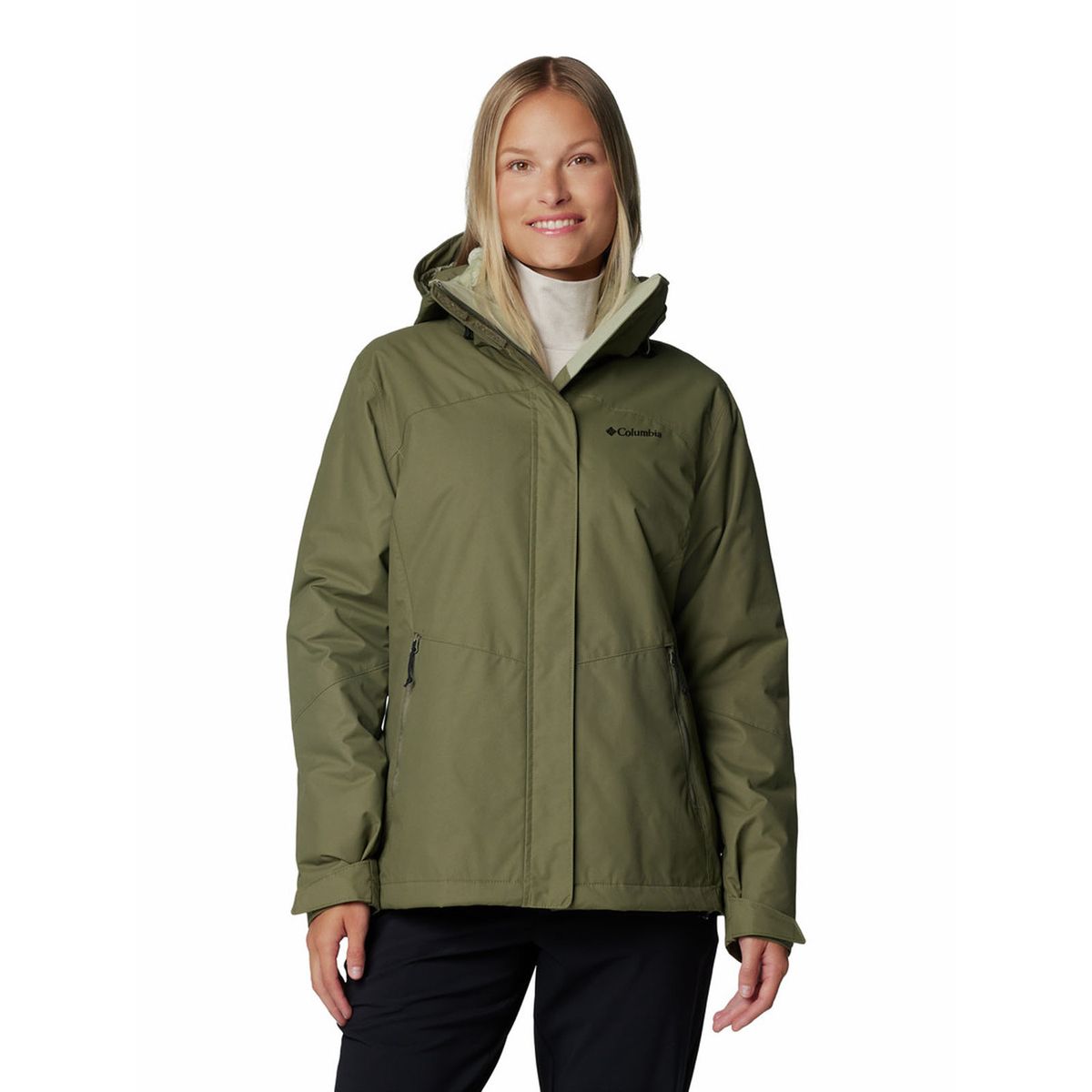 COLUMBIA - Parka Mujer Bugaboo Iii Fleece Verde COLUMBIA