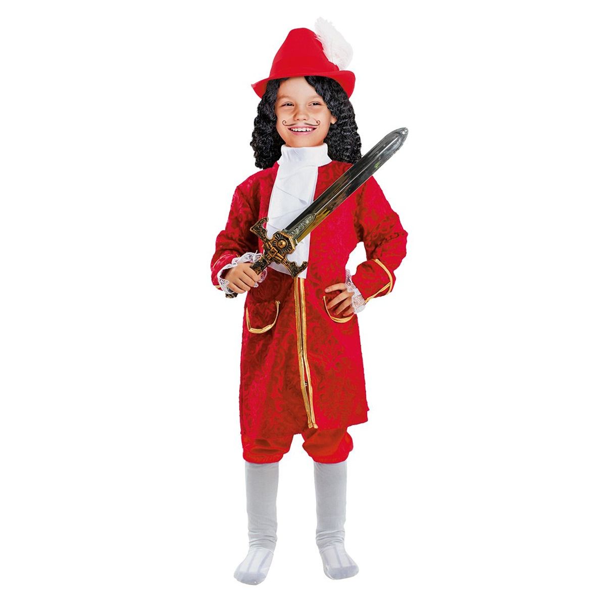 GENERICO - TRAJE INFANTIL CAPITAN GARFIO 3-4