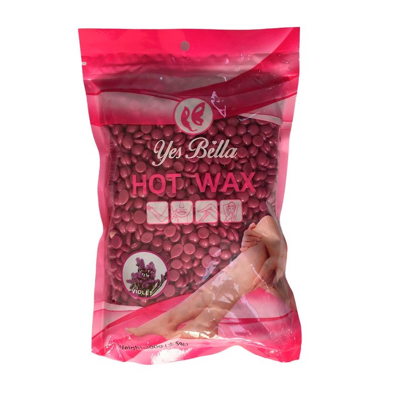 GENERICO - Cera Elastica Granulada Violeta Para Depilar 300gr