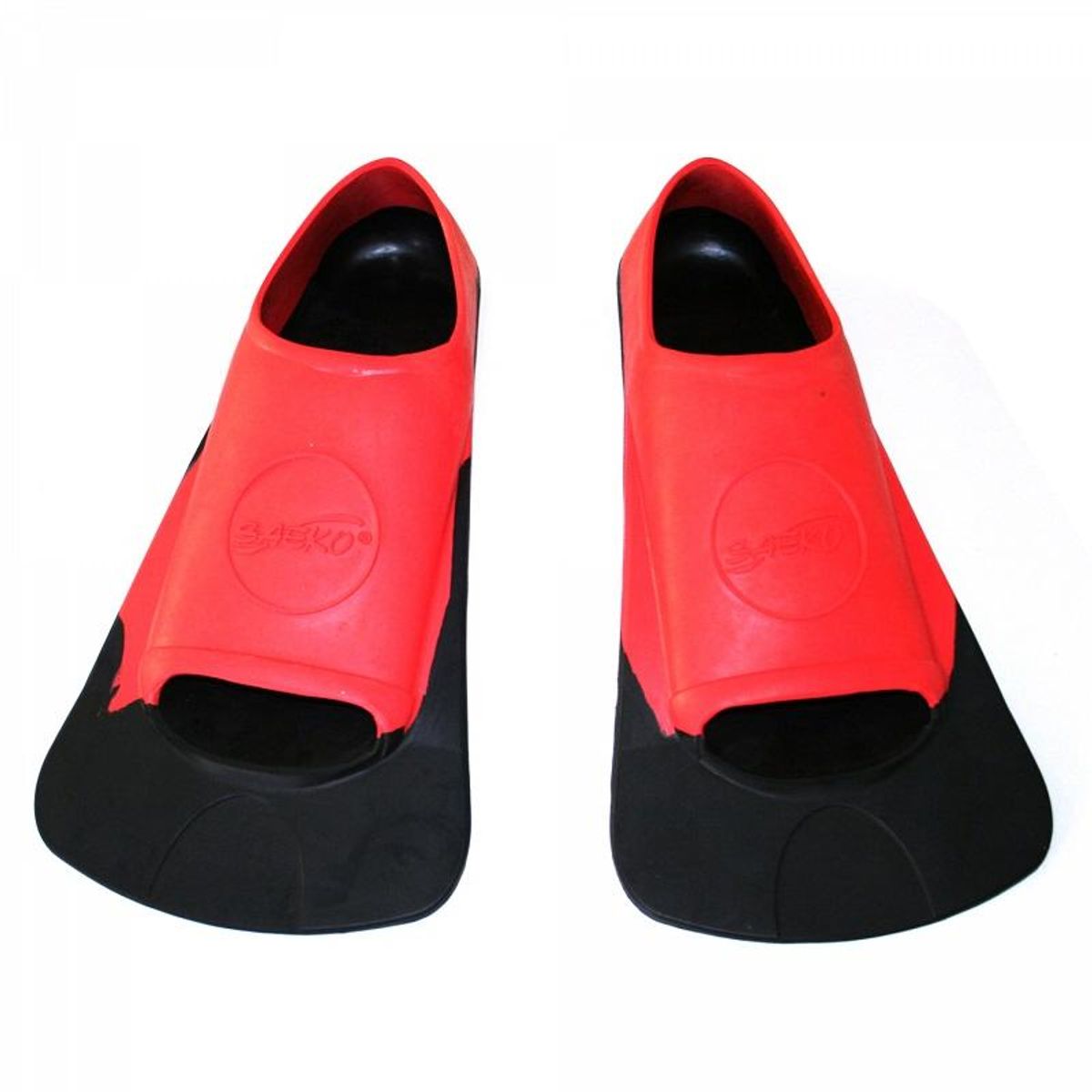 SAEKO - ALETAS DE NATACION SAEKO SWIMFINS ROJO/NEGRO