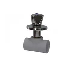 GENERICO - LLAVE PASO PPR CROMADA 20 MM VASTAGO 25