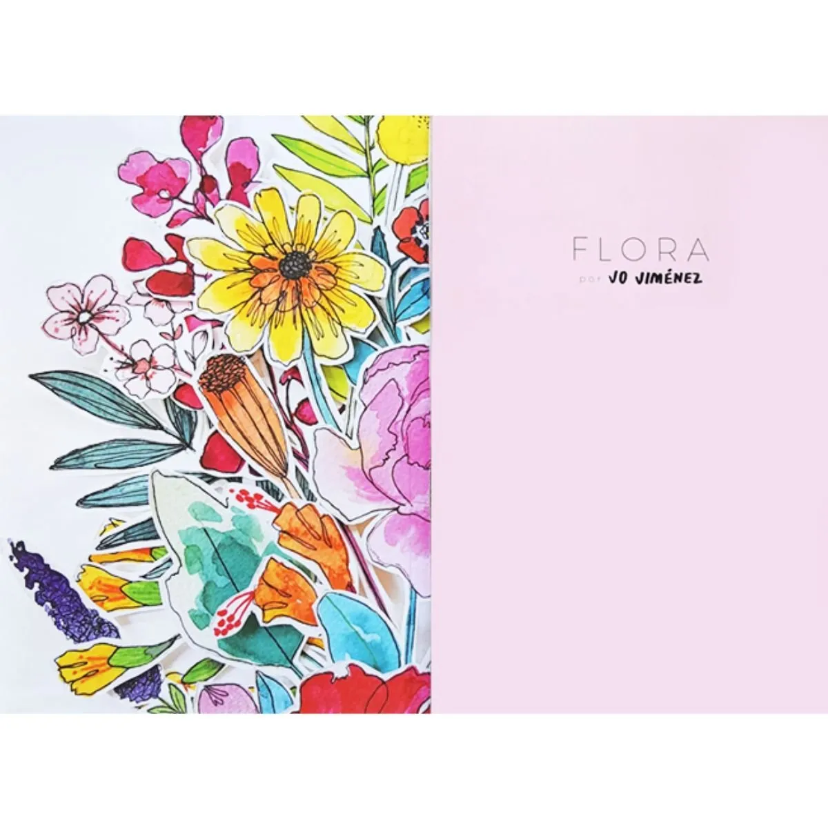 GENERICO - Libro para Colorear Flora Jo Jiménez