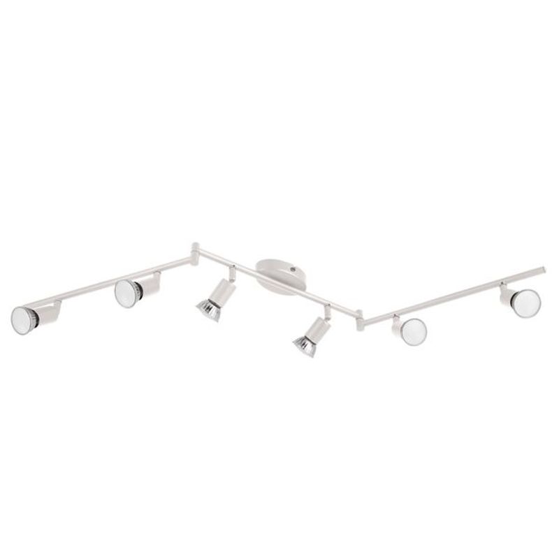EGLO - Foco Buzz-Led Acero Blanco GU10 6X28W Cod780456