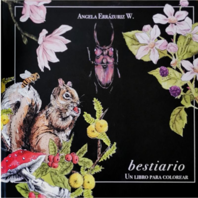 GENERICO - Libro para Colorear Bestiario Ángela Errázuriz