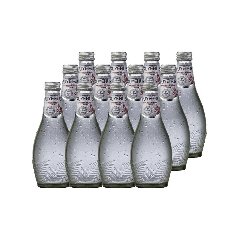 PUYEHUE - 12x Agua Mineral Natural Puyehue sin Gas 330cc