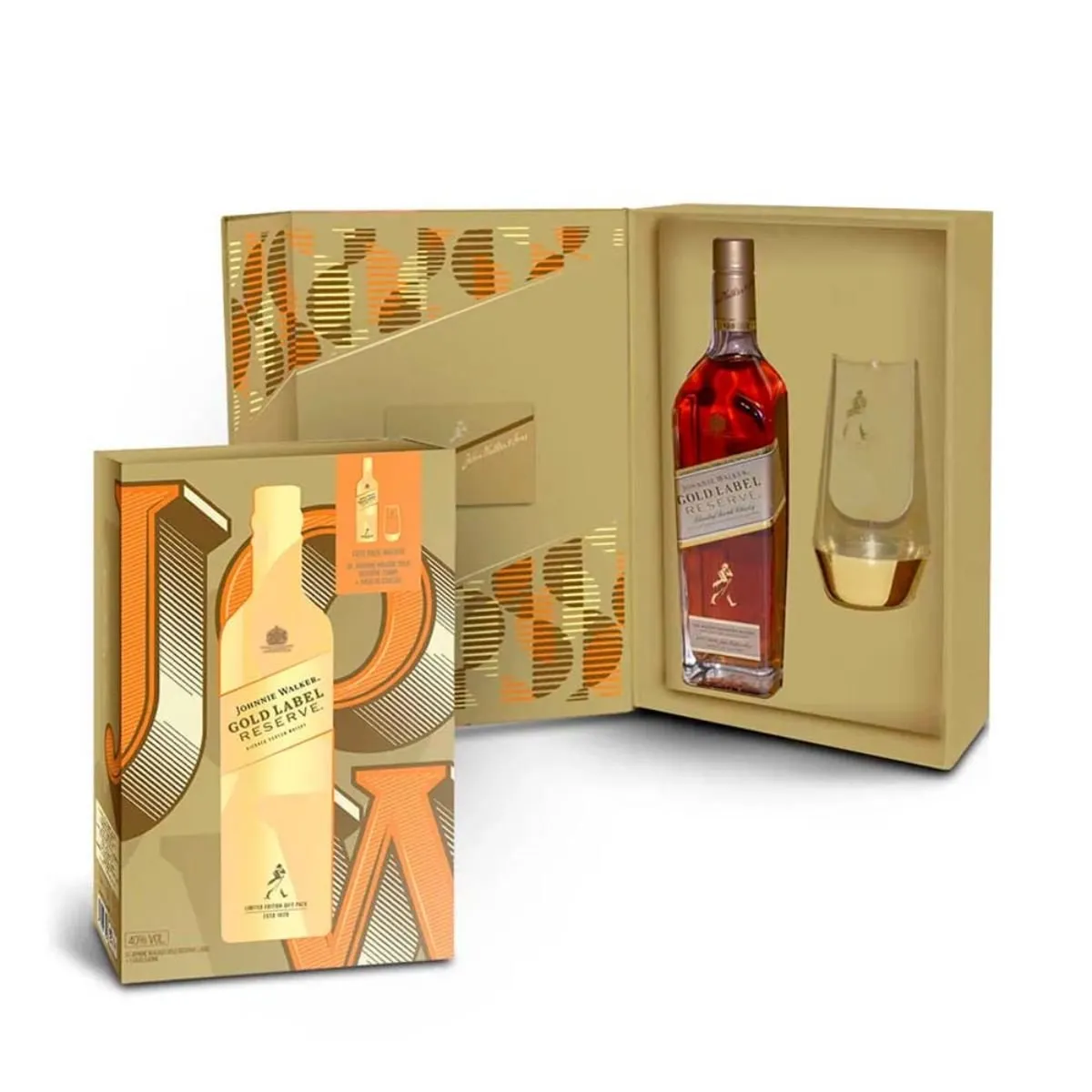 JOHNNIE WALKER - JOHNNIE WALKER GOLD 750 ML + VASO DE REGALO