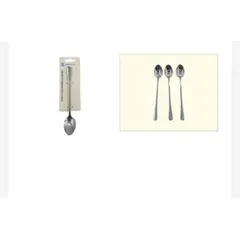 GENERICO - Cucharas Largas Acero Inoxidable 3 Piezas