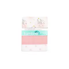 BAMBINO - Pañales Tutos Diseño Elefante sobre Luna Rosa