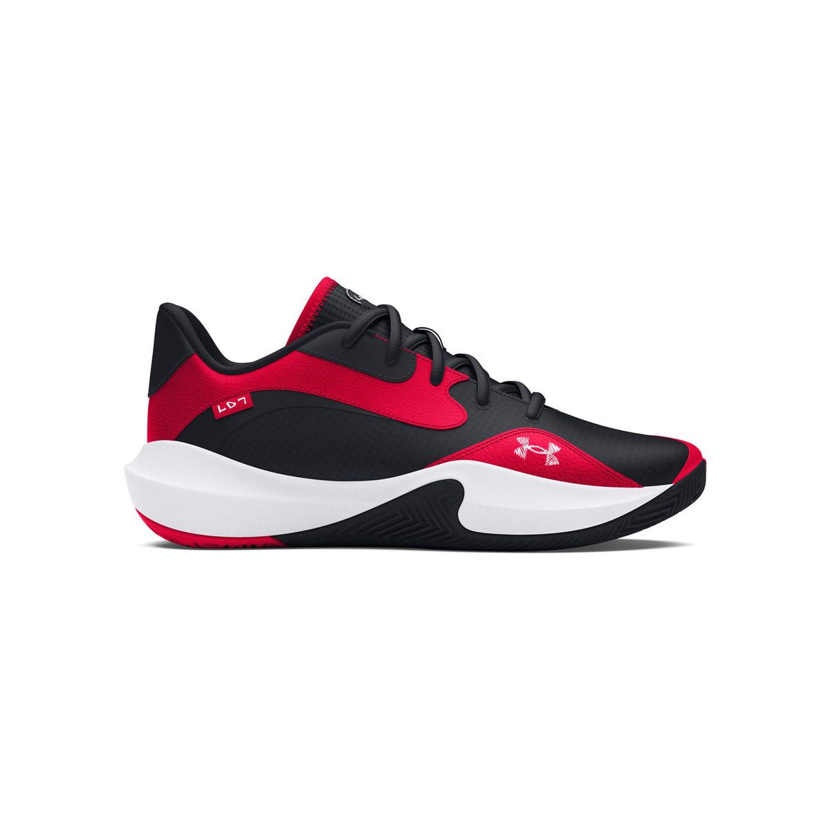 UNDER ARMOUR - Zapatillas Bsketball unsex Lockdown7 Rojo UNDER ARMOUR