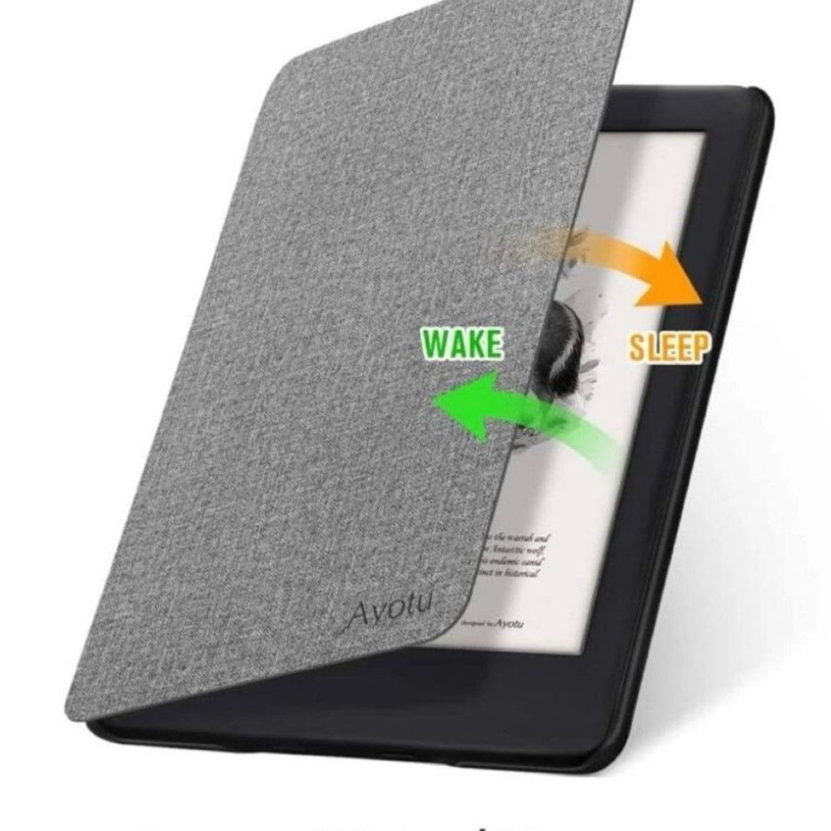 GENERICO - Funda Protectora Para Kindle Paperwhite 12th Gen 2024 Gris