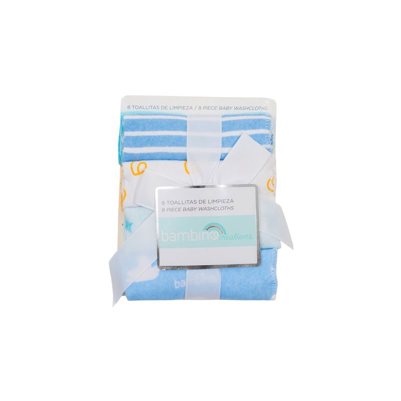 BAMBINO - Toallitas para bebé Diseño Clásico Celeste