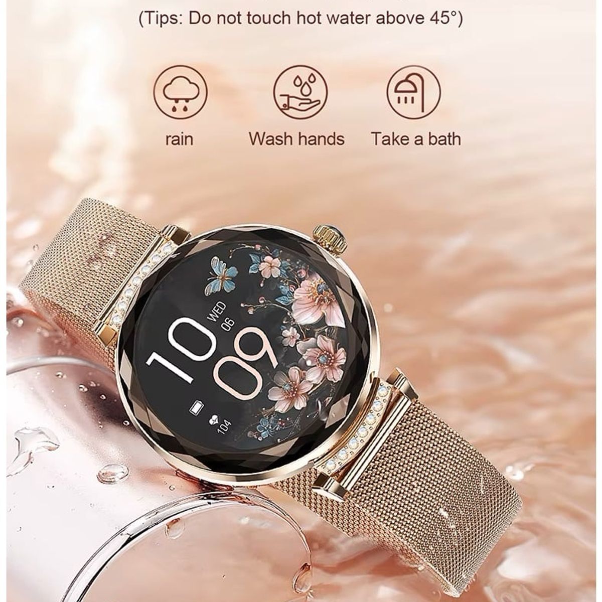 GENERICO - Smartwatch Reloj Inteligente 390X390 IP68 NFC 180mAh Amoled Salud y Deporte Notificaciones