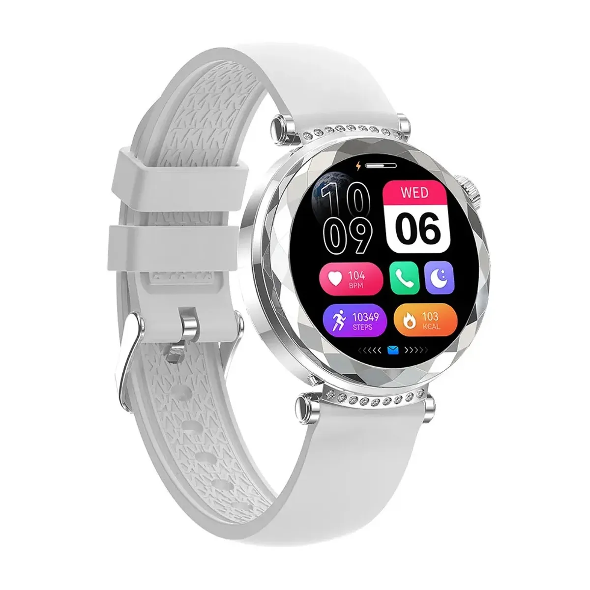GENERICO - Smartwatch Reloj Inteligente 390X390 IP68 NFC 180mAh Amoled Salud y Deporte Compatible IOS Android