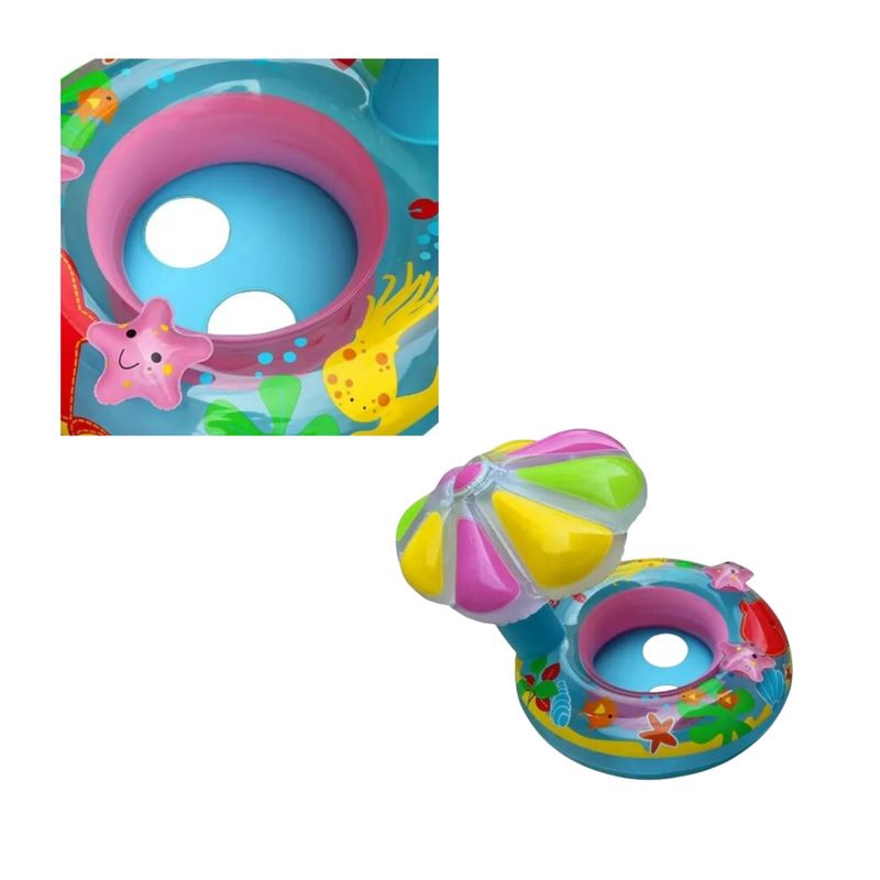 GENERICO - Flotador Inflable Para Niños Sombrilla Piscina Bebes