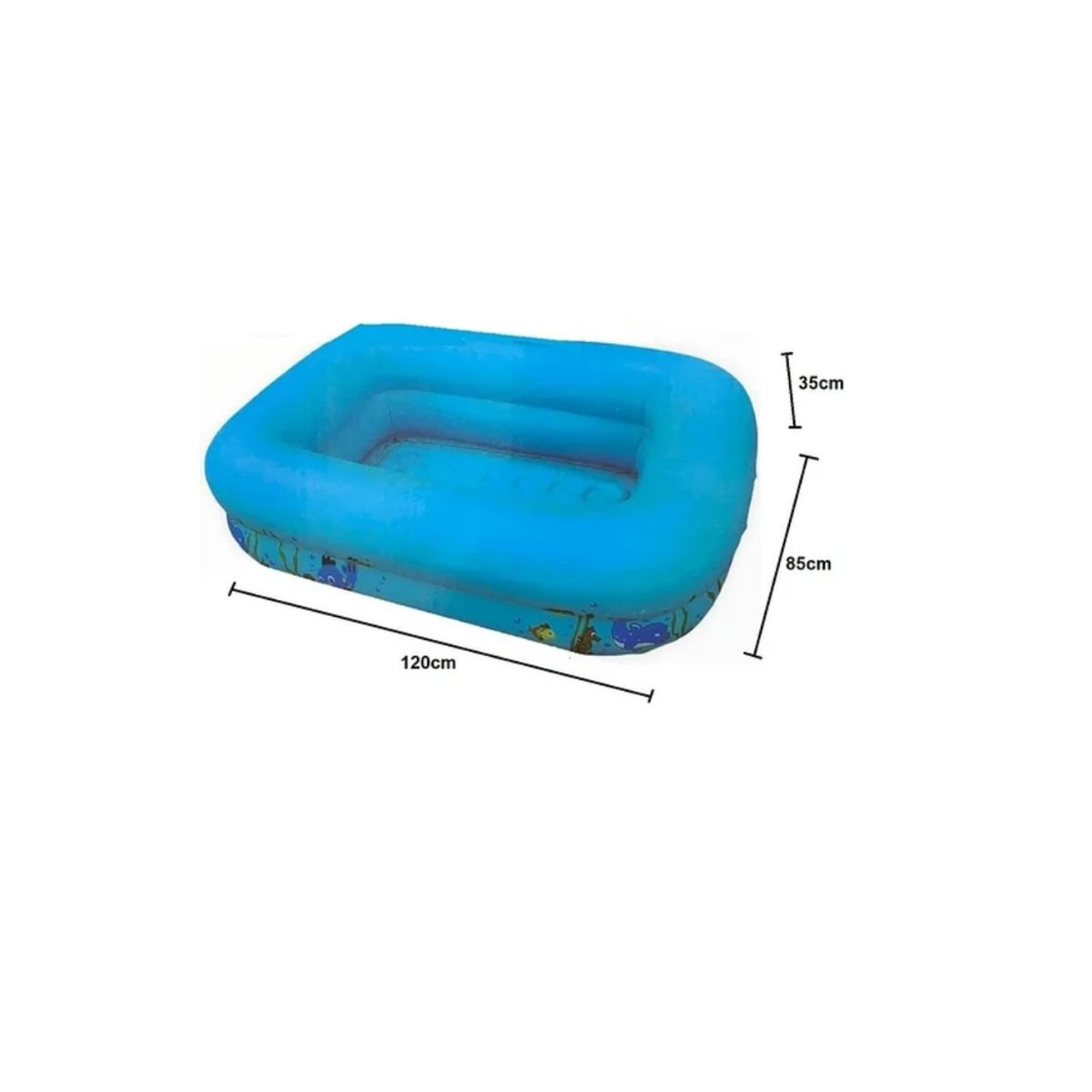 GENERICO - Piscina Inflable Para El Verano Niños Niñas Rectangular