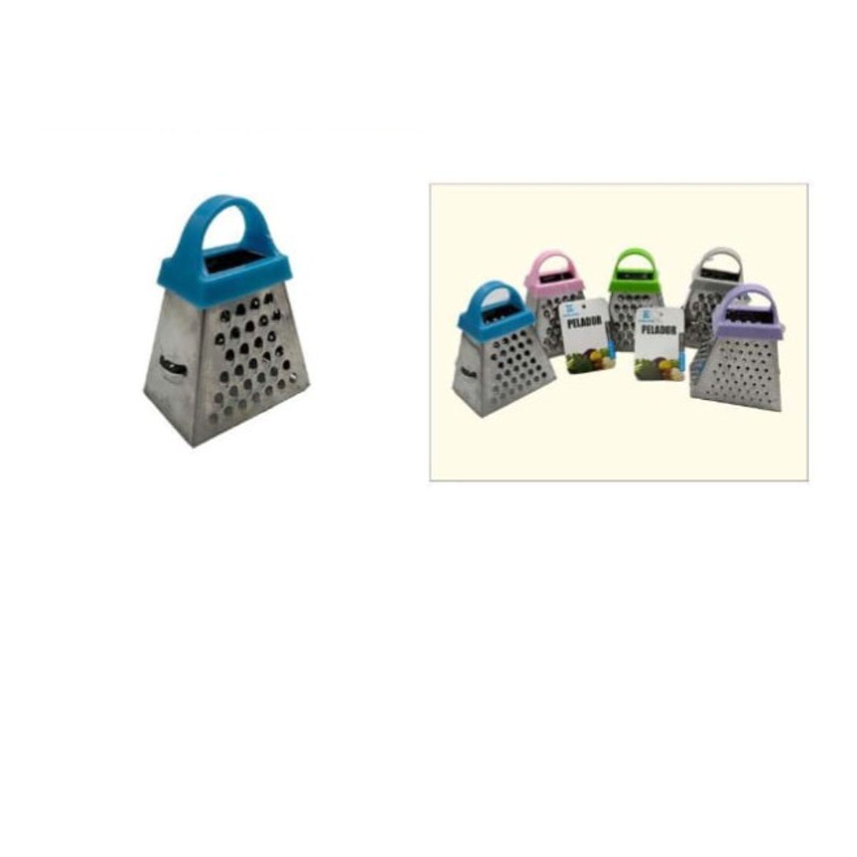 GENERICO - Rallador De Queso Acero Inoxidable Cocina