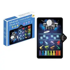 GENERICO - Alfombra De Batería De Piano Musical 2 En 1