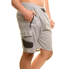 MPROPIA - Short Deportivo Cargo Hombre Bolsillos Cierre 7006