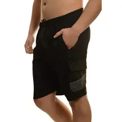 MPROPIA - Short Deportivo Cargo Hombre Bolsillos Cierre 7006